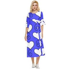 S1e1sue3 Double Cuff Midi Dress by SomethingForEveryone