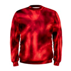 Cadmium Red Abstract Stars Men s Sweatshirt by DimitriosArt