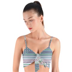 Gradient (103) Woven Tie Front Bralet by Sparkle