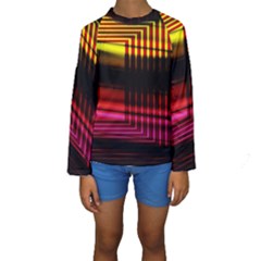 Gradient Kids  Long Sleeve Swimwear by Sparkle