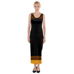 Gradient Fitted Maxi Dress by Sparkle