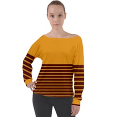 Gradient Off Shoulder Long Sleeve Velour Top by Sparkle