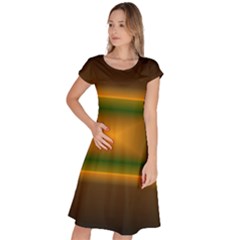 Gradient Classic Short Sleeve Dress by Sparkle