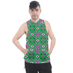 Abstract Illustration With Eyes Men s Sleeveless Hoodie by SychEva