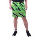 Green  Waves Abstract Series No7 Men s Pocket Shorts View1