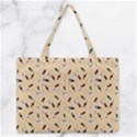 Festive Champagne Zipper Medium Tote Bag View1