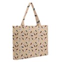 Festive Champagne Zipper Medium Tote Bag View2