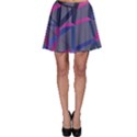 3d Lovely Geo Lines Skater Skirt View1