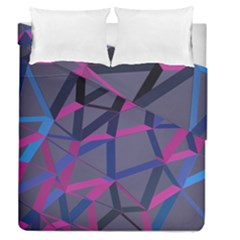 3d Lovely Geo Lines Duvet Cover Double Side (queen Size) by Uniqued