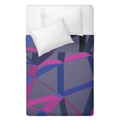 3d Lovely Geo Lines Duvet Cover Double Side (single Size) by Uniqued