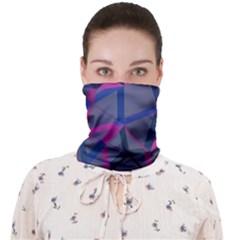 3d Lovely Geo Lines Face Covering Bandana (adult) by Uniqued