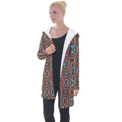 Digitalart Longline Hooded Cardigan by Sparkle
