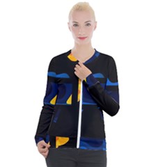 Digital Illusion Casual Zip Up Jacket by Sparkle