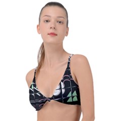 Digital Illusion Knot Up Bikini Top by Sparkle