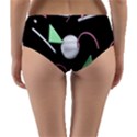 Digital Illusion Reversible Mid-Waist Bikini Bottoms View2