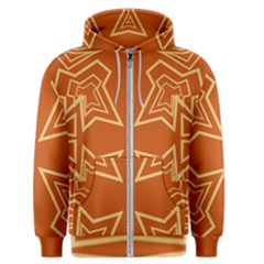 Abstract Pattern Geometric Backgrounds   Men s Zipper Hoodie by Eskimos