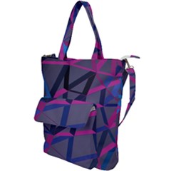 3d Lovely Geo Lines Shoulder Tote Bag by Uniqued