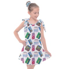 New Year Gifts Kids  Tie Up Tunic Dress by SychEva