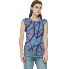 3d Lovely Geo Lines 2 Women s Raglan Cap Sleeve Tee by Uniqued