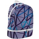 3d Lovely Geo Lines 2 Zip Bottom Backpack View2