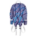 3d Lovely Geo Lines 2 Zip Bottom Backpack View3