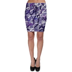 3d Lovely Geo Lines Ix Bodycon Skirt by Uniqued