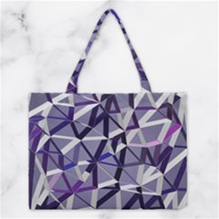 3d Lovely Geo Lines Ix Medium Tote Bag by Uniqued