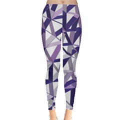 3d Lovely Geo Lines X Leggings  by Uniqued