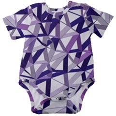 3d Lovely Geo Lines X Baby Short Sleeve Onesie Bodysuit by Uniqued