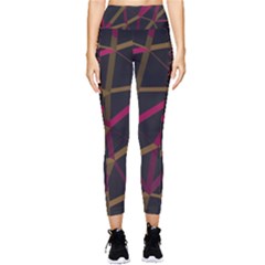 3d Lovely Geo Lines Xi Pocket Leggings  by Uniqued