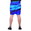 Blue Waves Abstract Series No13 Men s Pocket Shorts View2