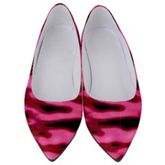 Rose  Waves Abstract Series No2 Women s Low Heels by DimitriosArt