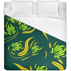 Folk Flowers Print Floral Pattern Ethnic Art Duvet Cover (king Size) by Eskimos