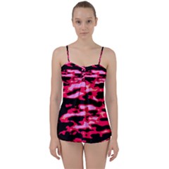 Using As A Basis The Wave Action From The Aegean Sea, And Following Specific Technics In Capture And Post-process, I Have Created That Abstract Series, Based On The Water Flow  Babydoll Tankini Set by DimitriosArt