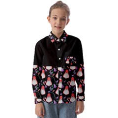 Floral Kids  Long Sleeve Shirt by Sparkle