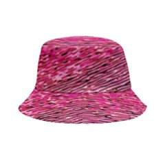 Pink  Waves Flow Series 1 Bucket Hat by DimitriosArt