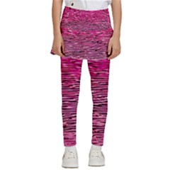 Pink  Waves Flow Series 1 Kids  Skirted Pants by DimitriosArt