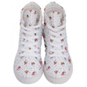 Cute Faces Of Snowmen Women s Hi-Top Skate Sneakers View1