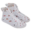 Cute Faces Of Snowmen Women s Hi-Top Skate Sneakers View3