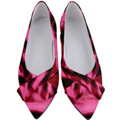 Pink  Waves Flow Series 3 Women s Bow Heels by DimitriosArt