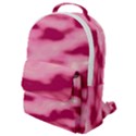 Pink  Waves Flow Series 4 Flap Pocket Backpack (Small) View1