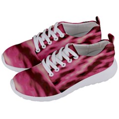Pink  Waves Flow Series 6 Men s Lightweight Sports Shoes by DimitriosArt