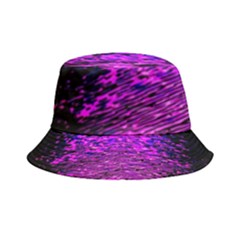 Magenta Waves Flow Series 1 Inside Out Bucket Hat by DimitriosArt