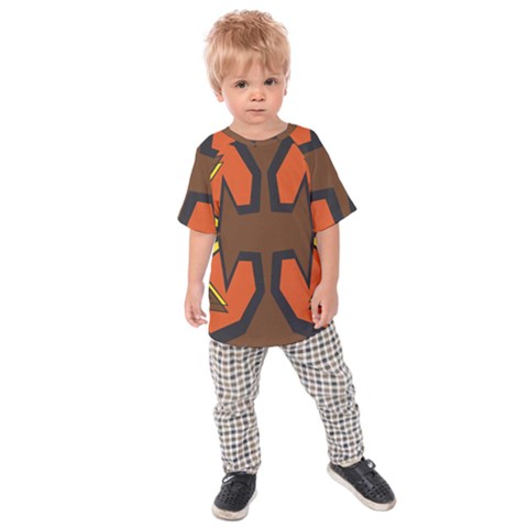 Abstract Pattern Geometric Backgrounds   Kids  Raglan Tee by Eskimos