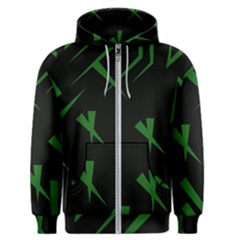 Abstract Pattern Geometric Backgrounds   Men s Zipper Hoodie by Eskimos