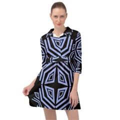 Abstract Pattern Geometric Backgrounds   Mini Skater Shirt Dress by Eskimos