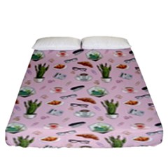 Office Time Fitted Sheet (king Size) by SychEva