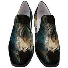 Fractal Women Slip On Heel Loafers by Sparkle