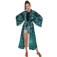 Fractal Maxi Kimono by Sparkle