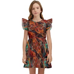 Fractal Kids  Winged Sleeve Dress by Sparkle